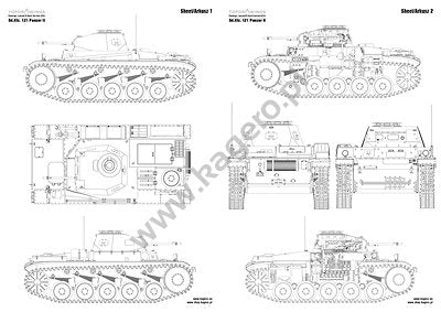 Kagero 7039 Sd.Kfz. 121 Panzer II. All versions and “Luchs” EN/PL – image 3