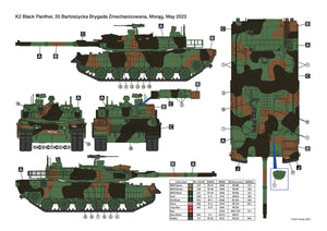 Hobby 2000 35006 K2 &amp;#39;Black Panther&amp;#39; Polish Army MBT ( H2K35004 + PE + POLAROID ) 1/35 – image 2