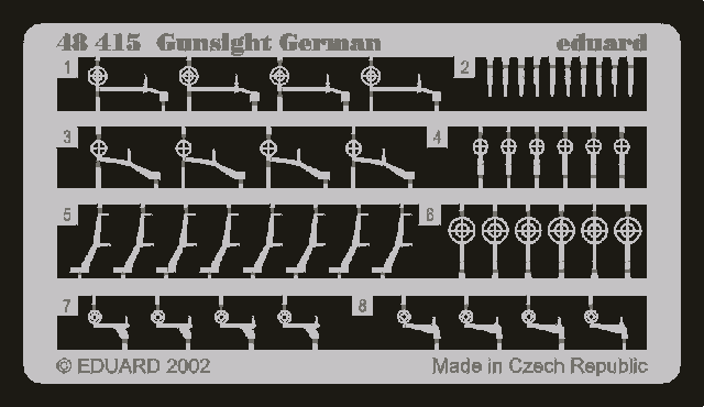 Eduard 48415 Gunsight German 1/48