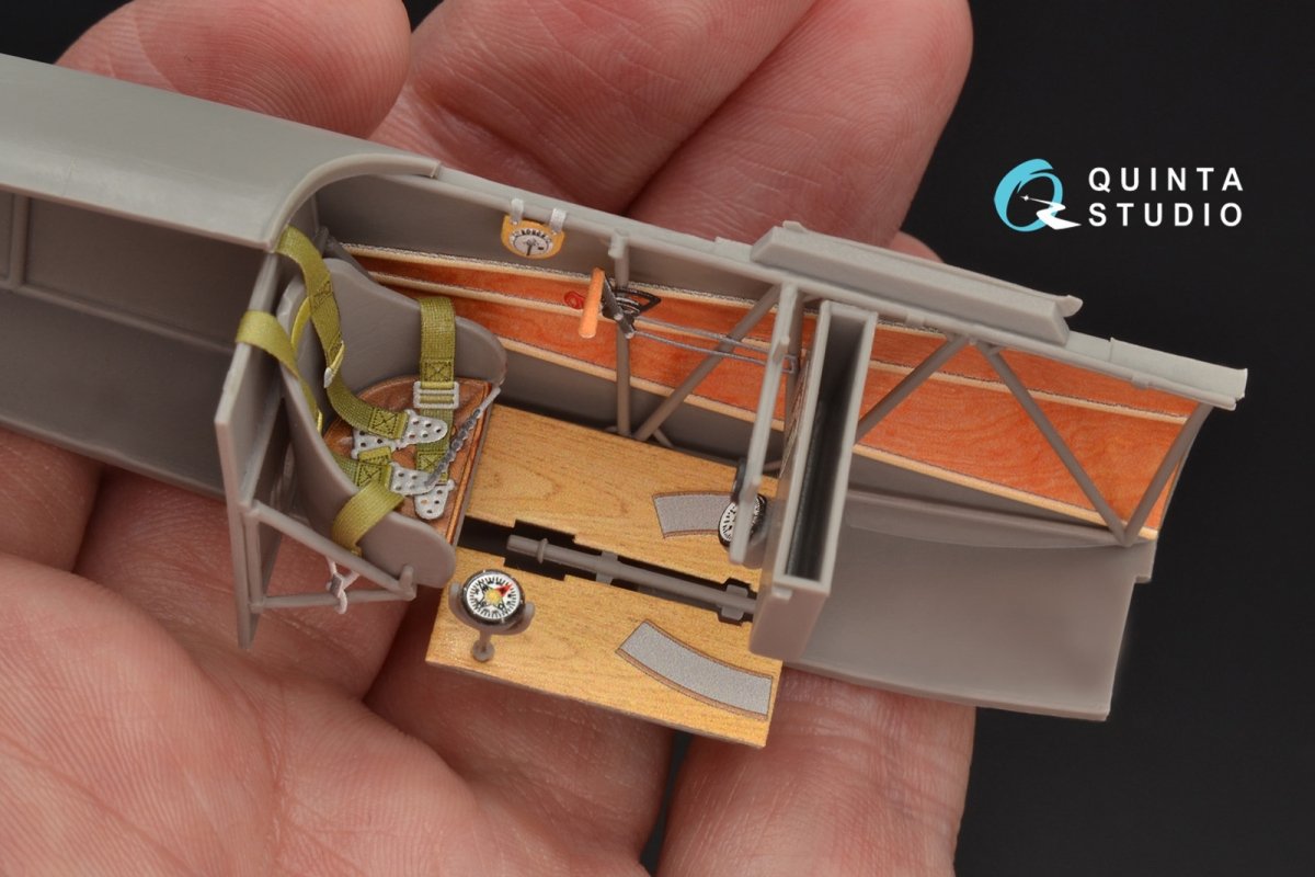 Quinta Studio QD32060 Fokker Dr.1 3D-Printed &amp;amp; coloured Interior on decal paper (for Roden kit) 1/32 – zdjęcie 5
