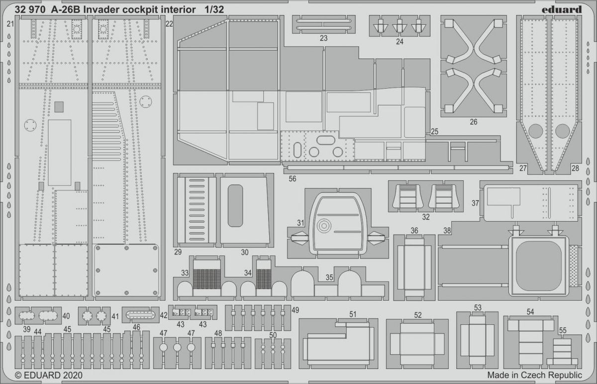 Eduard BIG33119 A-26B Invader part I 1/32 HOBBY BOSS – zdjęcie 3