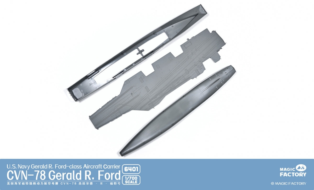 Magic Factory 6401 USS Gerald R. Ford (CVN-78) - US Navy Gerald R.Ford - class Aircraft Carrier 1/700 – zdjęcie 13
