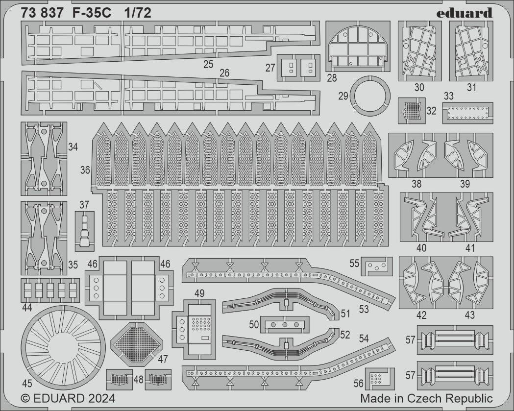Eduard 73837 F-35C ITALERI 1/72 – zdjęcie 2