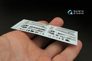 Quinta Studio QD32011 Mirage 2000B 3D-Printed &amp;amp; coloured Interior on decal paper (for Kitty Hawk kit) 1/32 – zdjęcie 7