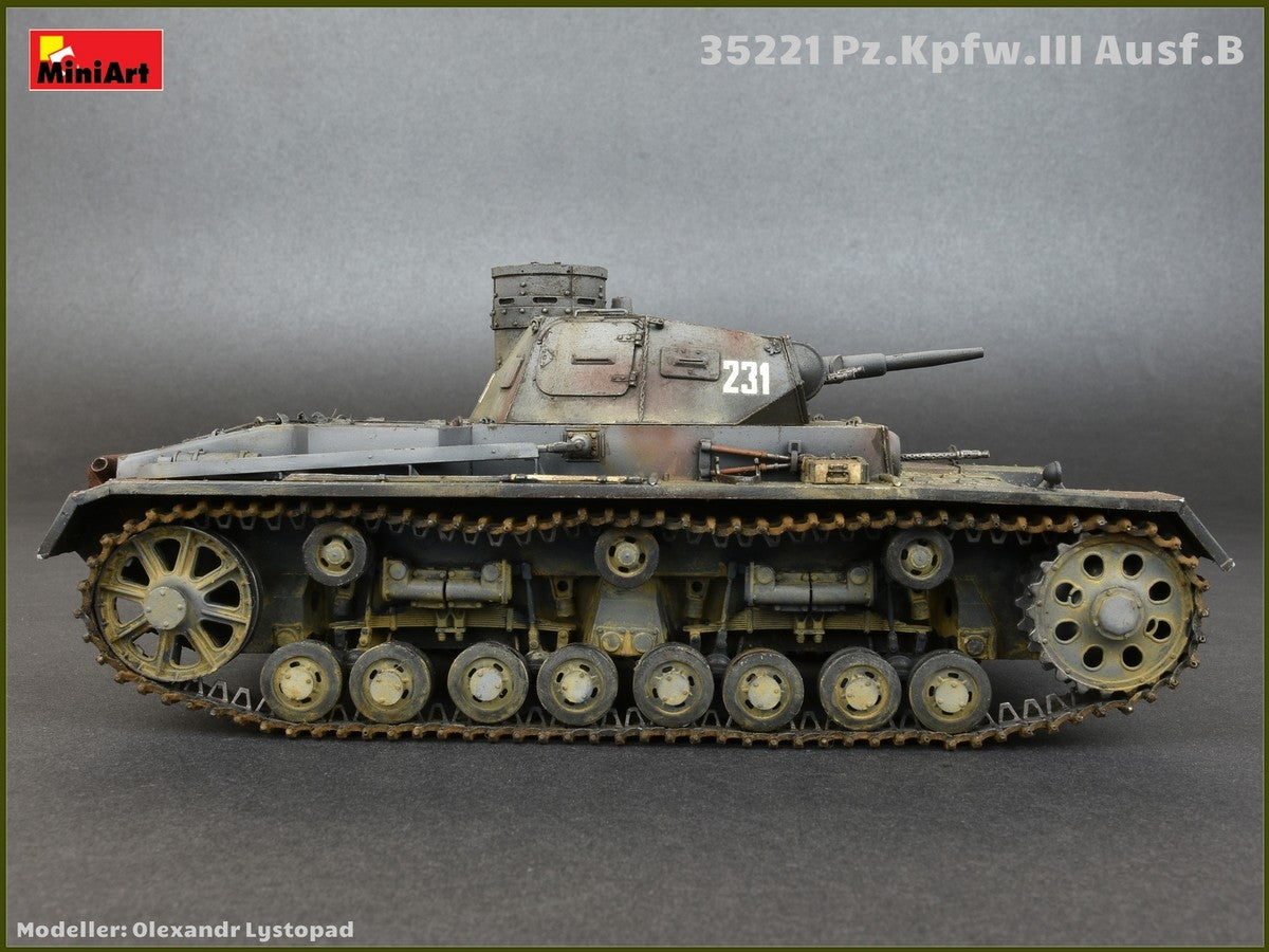 MiniArt 35221 Pz.Kpfw.III Ausf.B w/Crew 1/35 – zdjęcie 8