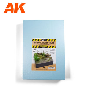 AK Interactive AK8099 EXTRUDED FOAM 30MM SIZE A4 (construction foam)
