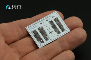 Quinta Studio QDS+48347 FA-18D late 3D-Printed coloured Interior on decal paper (Hasegawa) (with 3D-printed resin parts) (Small version) 1/48 – zdjęcie 4