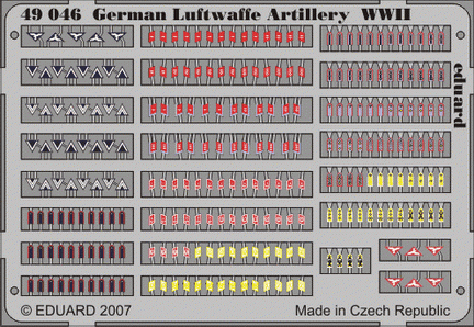 Eduard 49046 German Luftwaffe Artillery WWII 1/48