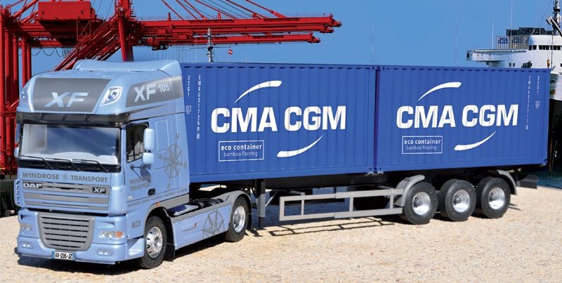 Italeri 3861 DAF XF105 with 2 x 20ft container 1/24 – image 2