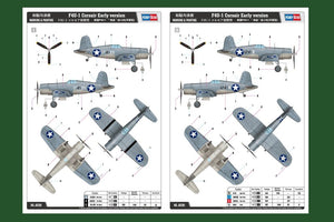 Hobby Boss 80381 F4U-1 Corsair Early version 1/48 – zdjęcie 4