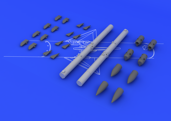 Eduard 648087 AIM-120C AMRAAM (2pcs) 1/48 – zdjęcie 2