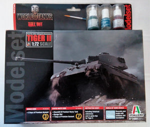 Italeri 74001 TIGER II - WoT- MODEL SET 1/72 – zdjęcie 2