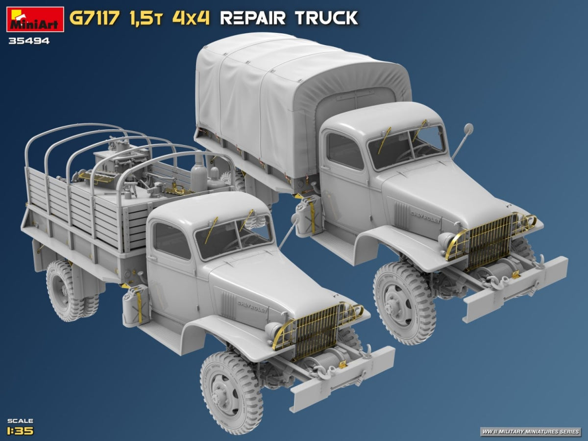 MiniArt 35494 G7117 1,5T 4x4 Repair Truck 1/35 – zdjęcie 42