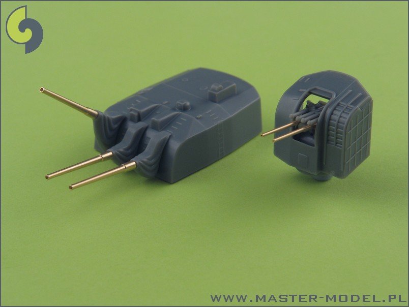 Master SM-350-052 IJN Mikuma armament - 15,5cm (15pcs), 12,7cm (8pcs) barrels – zdjęcie 4