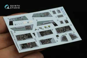 Quinta Studio QD48180 F-14D 3D-Printed &amp;amp; coloured Interior on decal paper (Hasegawa) 1/48 – zdjęcie 10