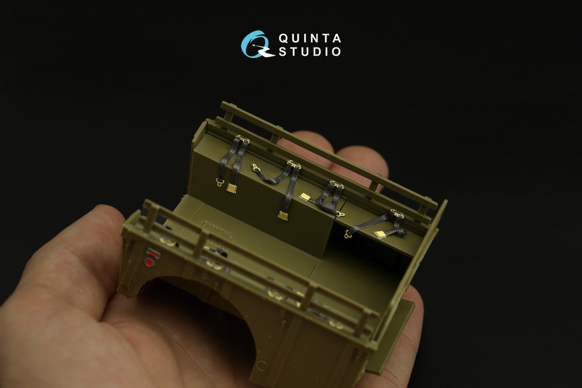 Quinta Studio QD35051 Gama Goat family 3D-Printed &amp;amp; coloured Interior on decal paper (Tamiya) 1/35 – zdjęcie 11