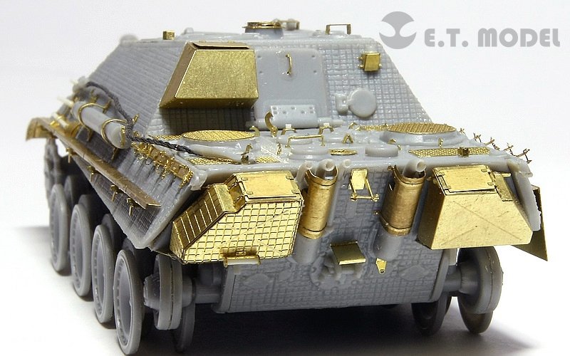 E.T. Model E72-011 WWII German Jagdpanther Early Production For DRAGON Kit 1/72 – zdjęcie 2