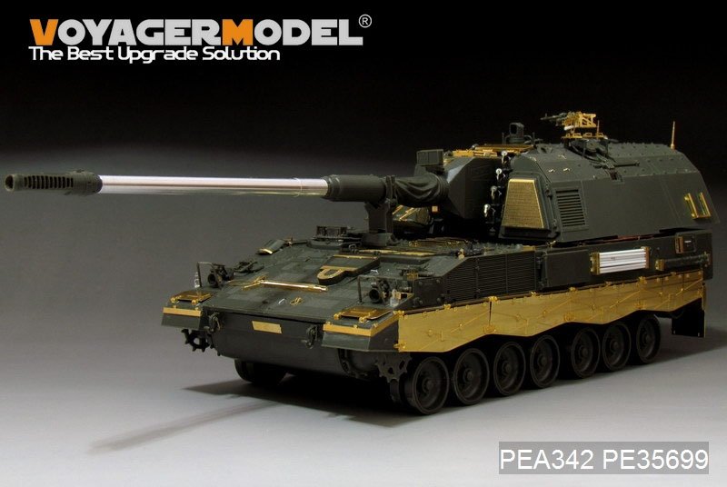 Voyager Model PEA342 Modern German PzH2000 Side skirts (For MENG TS-012) 1/35 – image 3