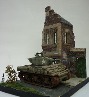 RT-Diorama 35202 Diorama-Base:Brick House Ruin 1/35 – image 6