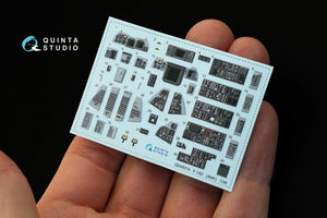 Quinta Studio QD48074 F-14D 3D-Printed &amp;amp; colored Interior on decal paper (for AMK kit) 1/48 – image 3