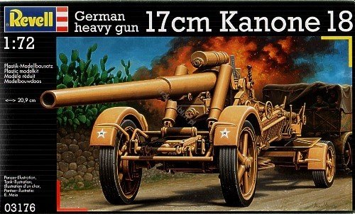 Revell 03176 German heavy gun 17cm Kanone 18 1/72