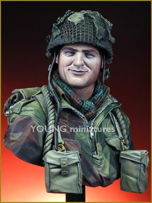 oung Miniatures YM1834 British Paratrooper Northwest Europe WWII 1/10 – zdjęcie 6
