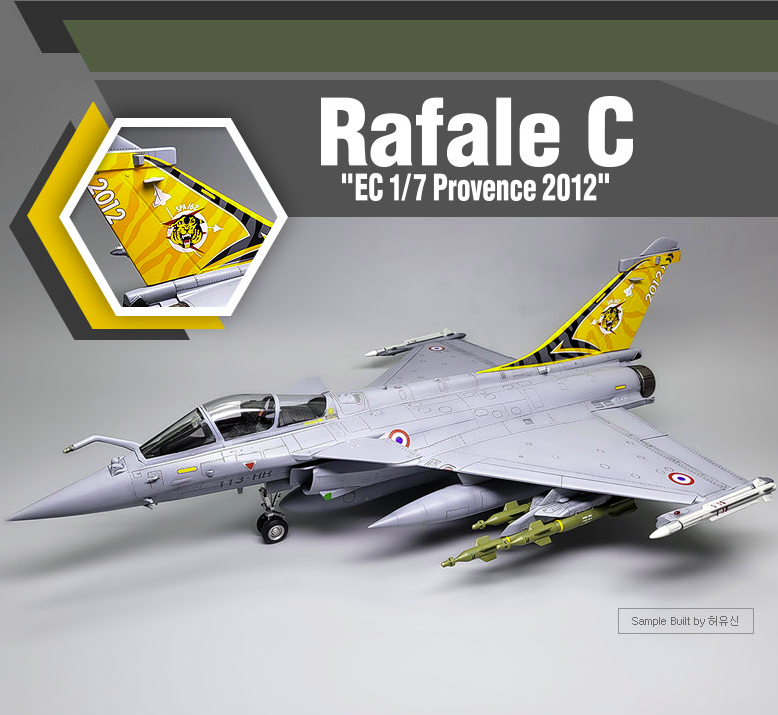 Academy 12346 Rafale C &amp;quot;EC 1/7 Provence 2012&amp;quot; 1/48 – zdjęcie 4