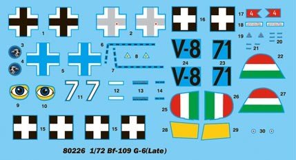 Hobby Boss 80226 Bf109 G-6 (late) 1/72 – zdjęcie 2