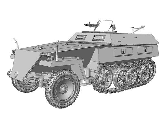 Das Werk DW35029 le.SPW Sd.Kfz.250/1 Ausf.B (neu) 1/35 – zdjęcie 4