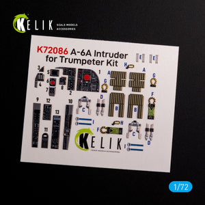 KELIK K72086 A-6A Intruder interior 3D decals for Trumpeter kit 1/72 – image 2