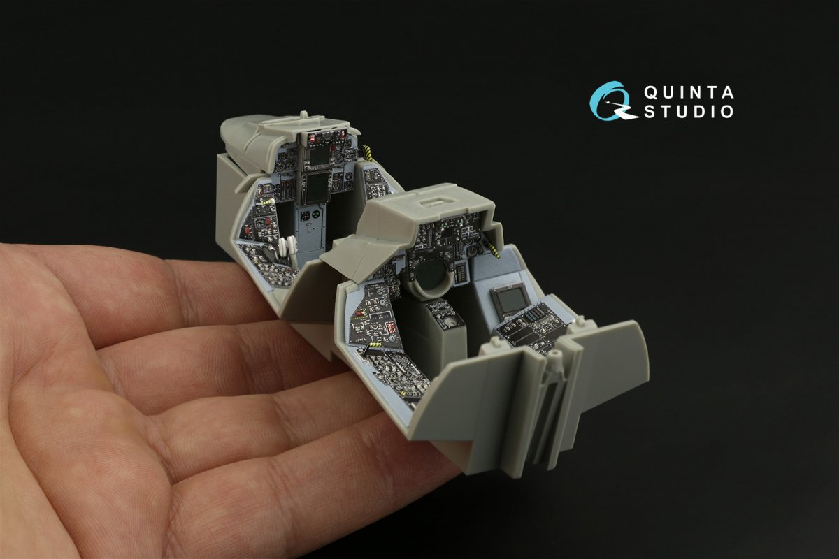 Quinta Studio QDS-32098 F-14A 3D-Printed &amp;amp; coloured Interior on decal paper ( Trumpeter ) (Small version) 1/32 – zdjęcie 6