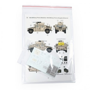 T-Model TK72015 M1114 HMMWV - Decal Set No.1 1/72 – obrázek 4