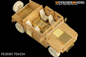 Voyager Model PEA234 Modern USMC HUMVEE family High back seats w/ seat belts (4 CHOICE) (FOR BRONCO) 1/35 – zdjęcie 2
