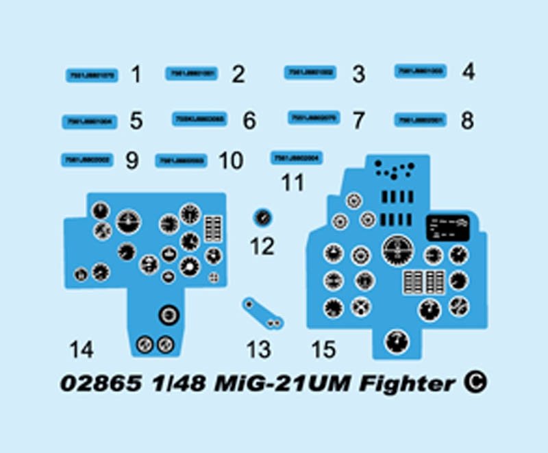 Trumpeter 02865 MiG-21UM Mongol B 1/48 – zdjęcie 6
