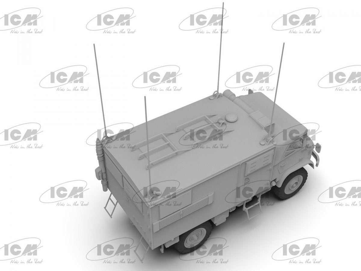 ICM 35137 Unimog S 404 German Military Radio Truck 1/35 – image 6
