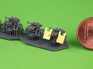Master SM-200-012 IJN Type 96 25mm - PODWÓJNA podstawa - późna z celownikiem mechanicznym &amp;quot;Le Prieur&amp;quot; (4 szt.) 1/200 – zdjęcie 3