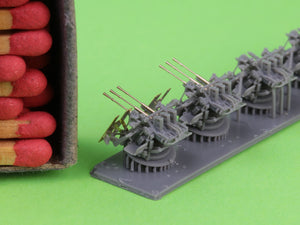 Master SM-200-014 IJN Type 96 25mm - POTRÓJNA podstawa - późna z celownikiem mechanicznym &amp;quot;Le Prieur&amp;quot; (4 szt.) 1/200 – imagen 4