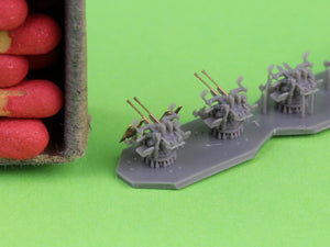 Master SM-350-122 IJN Type 96 25mm - PODWÓJNA podstawa - wczesna z celownikiem pierścieniowym (6 szt.) 1/350 – zdjęcie 4