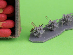 Master SM-350-123 IJN Type 96 25mm - PODWÓJNA podstawa - późna z celownikiem mechanicznym &amp;quot;Le Prieur&amp;quot; (6 szt.) 1/350 – Bild 4