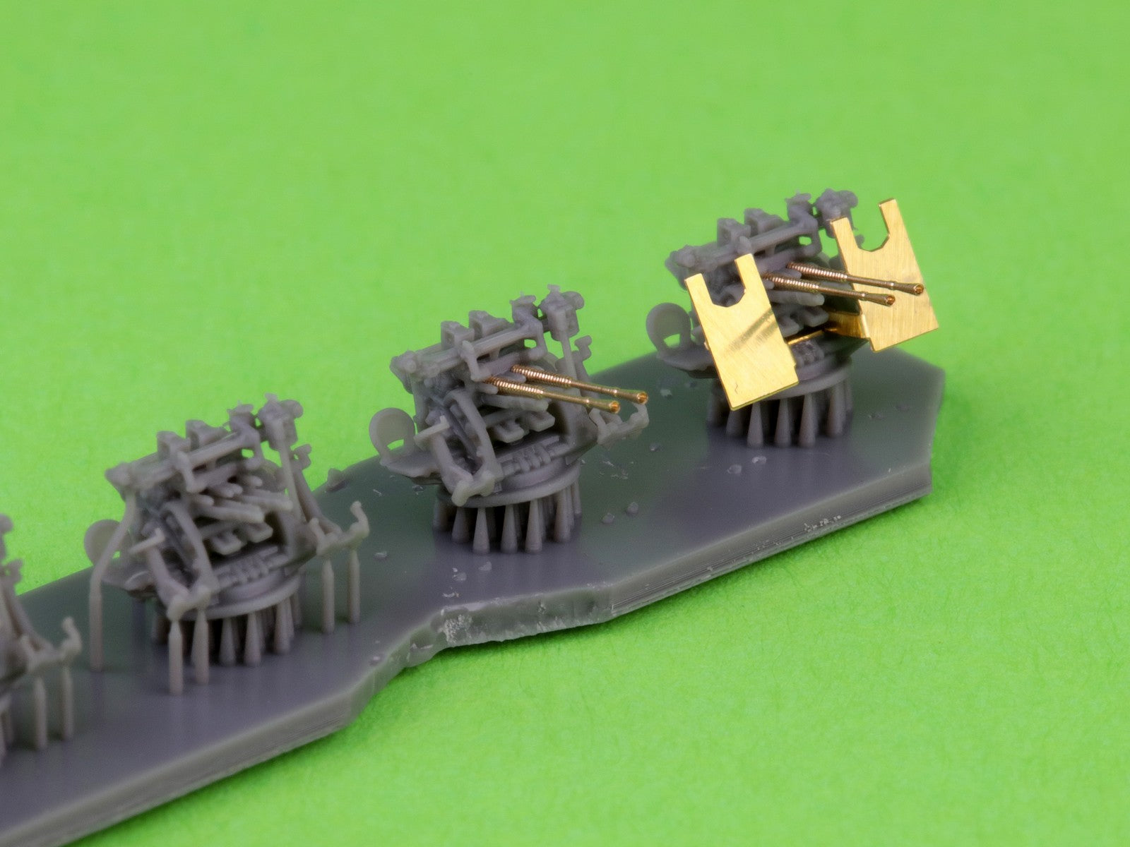 Master SM-350-123 IJN Type 96 25mm - PODWÓJNA podstawa - późna z celownikiem mechanicznym &amp;quot;Le Prieur&amp;quot; (6 szt.) 1/350 – Bild 5