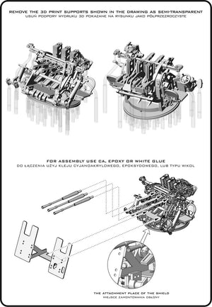 Master SM-200-014 IJN Type 96 25mm - POTRÓJNA podstawa - późna z celownikiem mechanicznym &amp;quot;Le Prieur&amp;quot; (4 szt.) 1/200 – imagen 8