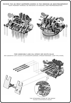 Master SM-350-124 IJN Type 96 25mm - POTRÓJNA podstawa - wczesna z celownikiem pierścieniowym (6 szt.) 1/350 – image 7