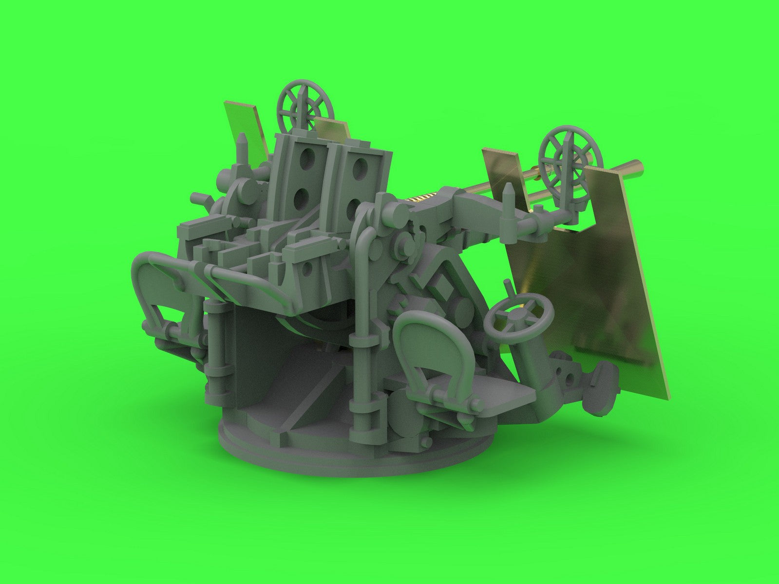 Master SM-200-011 IJN Type 96 25mm - PODWÓJNA podstawa - wczesna z celownikiem pierścieniowym (4 szt.) 1/200 – zdjęcie 9