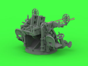 Master SM-200-011 IJN Type 96 25mm - PODWÓJNA podstawa - wczesna z celownikiem pierścieniowym (4 szt.) 1/200 – zdjęcie 10