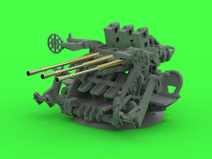 Master SM-200-013 IJN Type 96 25mm - POTRÓJNA podstawa - wczesna z celownikiem pierścieniowym (4 szt.) 1/200 – zdjęcie 11