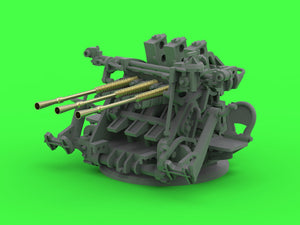 Master SM-200-014 IJN Type 96 25mm - POTRÓJNA podstawa - późna z celownikiem mechanicznym &amp;quot;Le Prieur&amp;quot; (4 szt.) 1/200 – imagen 15