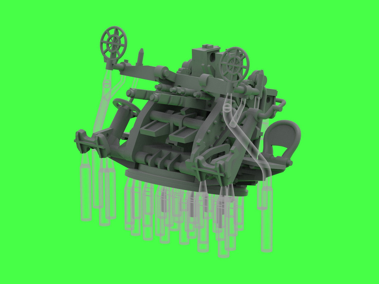 Master SM-200-011 IJN Type 96 25mm - PODWÓJNA podstawa - wczesna z celownikiem pierścieniowym (4 szt.) 1/200 – zdjęcie 12