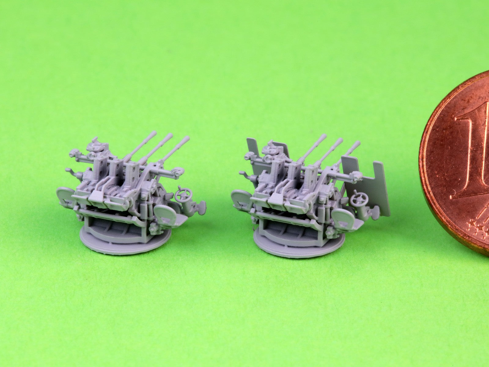 Master SM-200-014 IJN Type 96 25mm - POTRÓJNA podstawa - późna z celownikiem mechanicznym &amp;quot;Le Prieur&amp;quot; (4 szt.) 1/200 – imagen 11