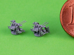 Master SM-350-123 IJN Type 96 25mm - PODWÓJNA podstawa - późna z celownikiem mechanicznym &amp;quot;Le Prieur&amp;quot; (6 szt.) 1/350 – Bild 14