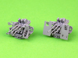 Master SM-200-013 IJN Type 96 25mm - POTRÓJNA podstawa - wczesna z celownikiem pierścieniowym (4 szt.) 1/200 – zdjęcie 15